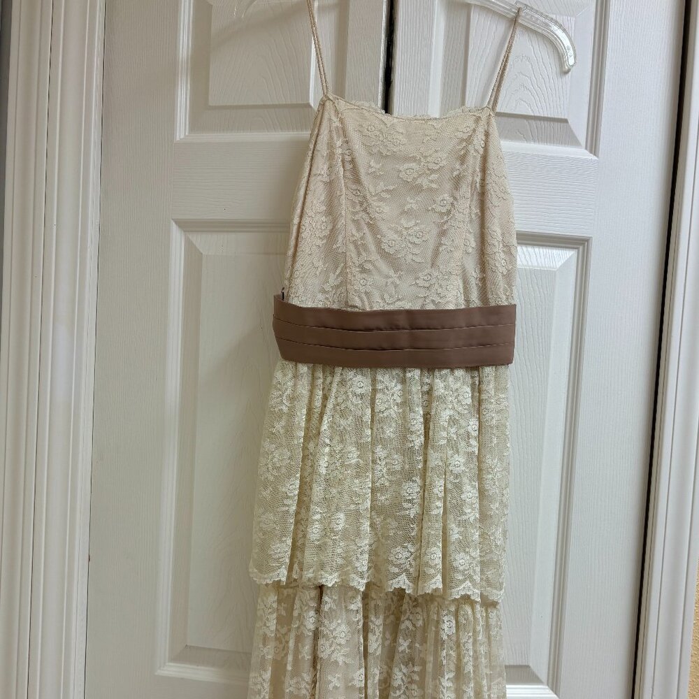Vintage 70s lace dress